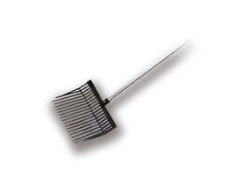 GROOMING FORK WITH ALUMINIUM HANDLE D-GRIP