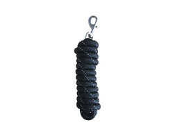 S2G LEAD ROPE BLACK REFLECTEREND