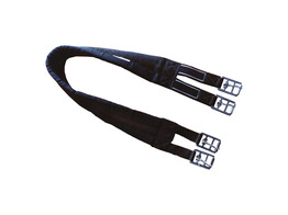S2G Zadelsingel met elastische riemen zwart 140cm