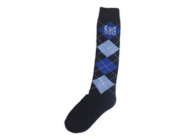 S2G CHECKERED SOCK ANGY BLUE 39-43