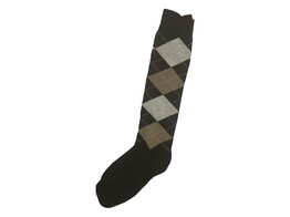 S2G CHECKERED SOCK ANGY BROWN 39-43
