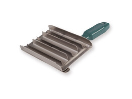 HEAVY BAR CURRY COMB WITH PLASTIC HANDLE